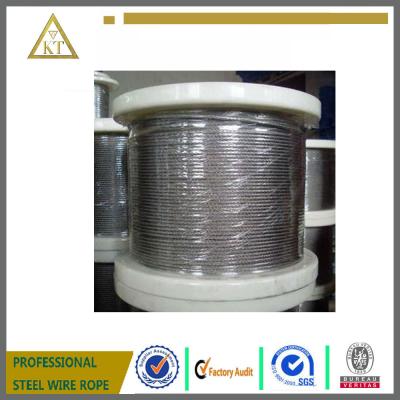 China galvanized steel wire rope 1x19 for sale