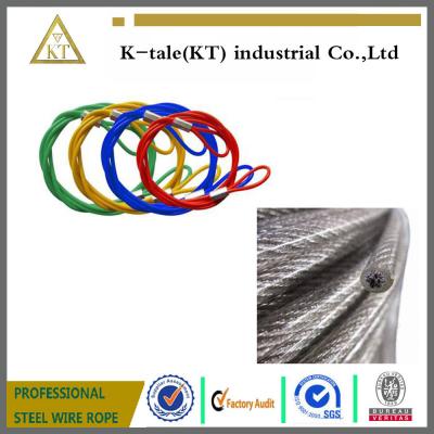 China nylon coated stainless steel thin wire rope suit for clothline /PVC coated steel wire rope for sale