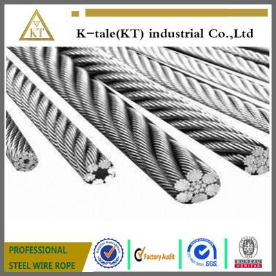 China AS,DIN,GB 1x7 zinc coated aircraft cable for sale