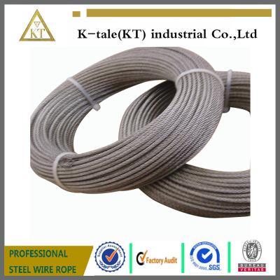 China AISI 7x7 7x19 stainless steel wire rope for sale