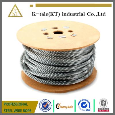 China 8x19S+FC 11mm polished ungalvanized steel wire rope wire cable for elevator lifting for sale