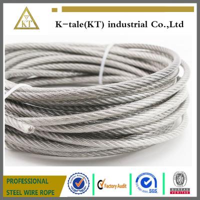 China AISI 304 316 7x19 ground wire Stainless Steel Wire Rope for external use for sale