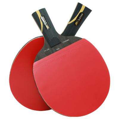 China Wooden +Rubber+Sponge Factory Customized Best Raw Wood 7 Layers Ping Pong Paddle Table Tennis Racket Case Wholesale Price for sale