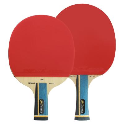 China Wood Standard Rubber Fiber Ping Pong Paddle Table Tennis Racket +Rubber+Sponge Size 2mm 2mm Sponge Carbon Fiber for sale