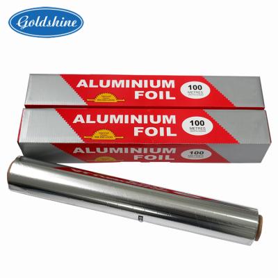 China For Food Wrapping Food Grade Household Aluminum Foil 8011 Customized Supply Roll For Food Wrapping Cooking Frozen Barbecue zu verkaufen