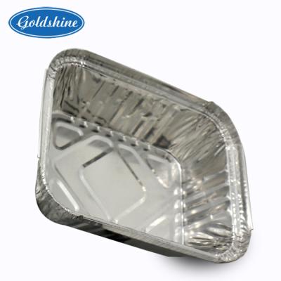 China For Easy Clean Waterproof Aluminum Foil Container Box Tray With Paper Lid for sale