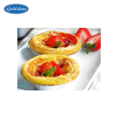 China Eco - Friendly Disposable Food Grade Egg Tart Aluminum Foil Container for sale