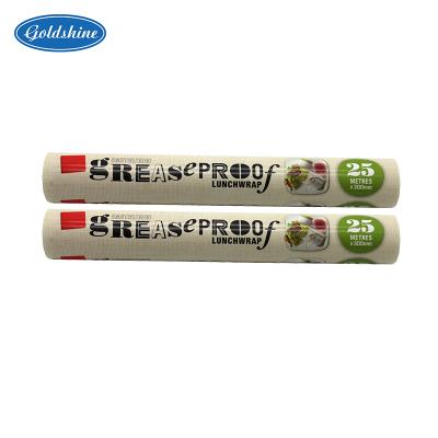 China Parchment Paper Silicone Wood Pulp Food Wrapping Paper Greaseproof Waterproof Non-stick Heat Resistant Greaseproof Custom Good Te koop