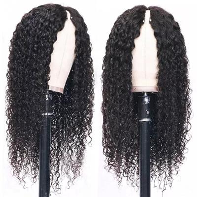 China Body Wave Howshinewig Style Curly Hair V Part Wig Curly Hair No Leaves V Part Hair Wigs Enhance U Part Wig for sale