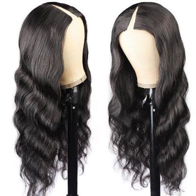 China Wholesale Body Wave V Part Wig Human Hair Wig,Best Quality Brazilian Hair Wig,Peruvian Straight V Part Wigs For Black Women for sale