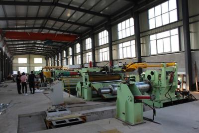 China 500 - 1600mm Slitter Line Machine , 380V Automatic Slitting Line for sale