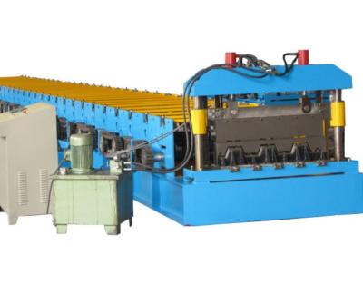 China 0.8mm Floor Deck Roll Forming Machine , Glazed Deck Sheet Roll Forming Machine for sale