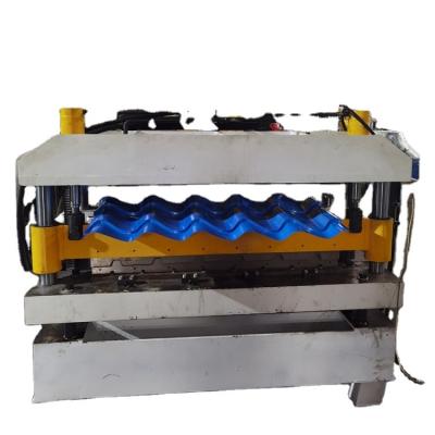 China Ibr Roof Sheeting Metal Roll Forming Machine Easy To Operate for sale