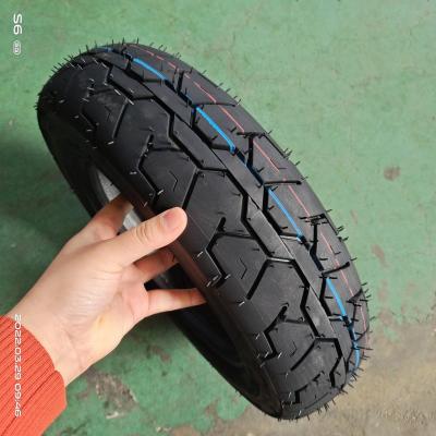 China 10 Inch Motorcycle Tire 110/90-10 6 Ply Rate with Black Rubber and 35%-55% Rubber Content for sale