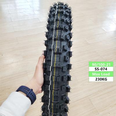 China Ondergrondse en 150 km/uur snelheid Offroad Motorfietsband 90 100 21 voor de Japanse markt Te koop