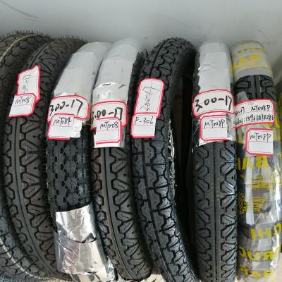 China Motorcycle Tire and Tube 3.00-17 Natural Tube Tire Casing Delivery Within 25 Days for sale