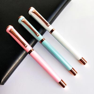 China Gift box pen: rollerball Pen Factory direct selling business advertising gift pen heavy metal executive pens for sale