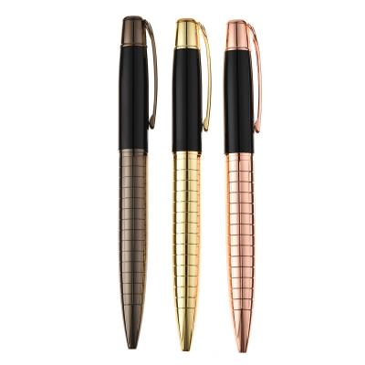 China Nice Writing Feeling New Design High Quality OEM Design Gift Luxury Metal Ball Pen for sale