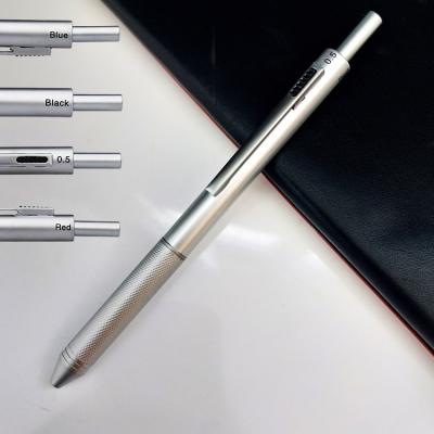 China Special high quality popular 4colors in 1 metal pen personalized functional pen for office use multifunctional pen for sale