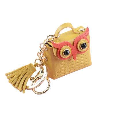 China Personalized Handheld Customize Cute Leather Cartoon Promotion Gifts Custom Leather Key Chain Key Chain for sale