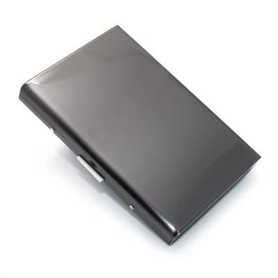 China Simple Blank Stainless Steel Credit ID Phone Card Holder Wallet Metal Business Card Case Promotional Gift for sale