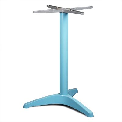 China Contemporary unique design cast aluminum table base for sale