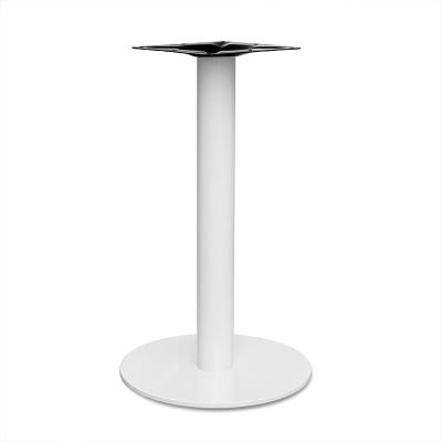 China Contemporary Round Stainless Steel Black Plate Metal Manufacturers Cross Table Base for sale