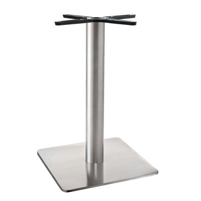 China Base Metal Dining Table Stainless Steel Coffee Legs Furniture Contemporary Metal Bases Polished Or Brushed for sale