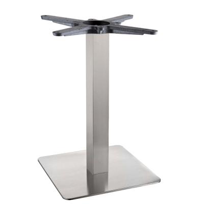 China Contemporary Customized Furniture Legs Brushed Stainless Steel Table Bases for sale