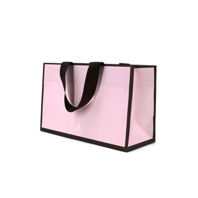 China Recycled Materials Packaging Retail Customers For Sale Gift Paper Bags Stylish Pop Packaging Shopping Bags for sale