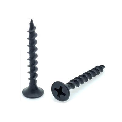 China Stainless Steel Round Galvanized White / Black Coarse Phosphate Wire Drywall Screws for sale