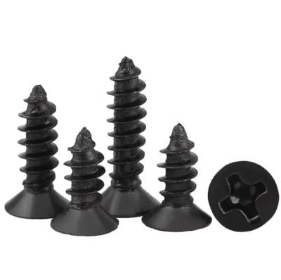 China Bugle Round Head Hidden Camera Drywall Phillips Drive Black Coating Screws for sale