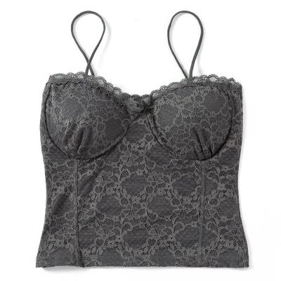 China Ringless Women Underwear Joker Wear Outdoor Wear Lace Chest Bra Sexy Transparent Seamless Strap Lightweight Anti-Wear for sale