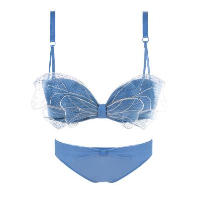 China Breathable women's girl's small chest gathering of underwear on the suit Bra-fitting upper bra underwear for sale