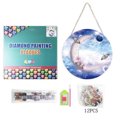 China Soft Magnetic Diamond Painting Decoration Plaques DIY Diamond Painting Wall Hanging Popular Paste Magnetic Trend for sale