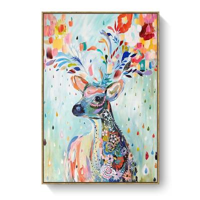 China Diamond Painting VANCY ARTS 5D DIY color deer drill square full bead Diamond Painting Paint By Numbers animal Dotz for sale