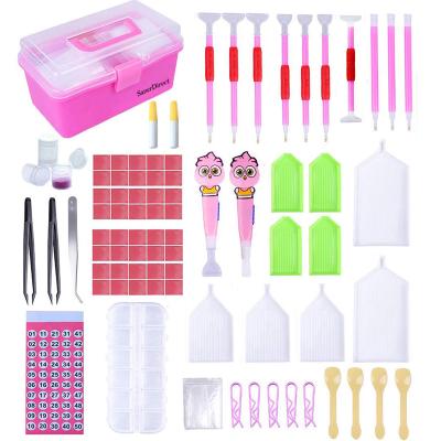 China Factory Supply Wholesale 5D Diamond Painting Tools Set Environmentally Friendly Accessories Set for sale