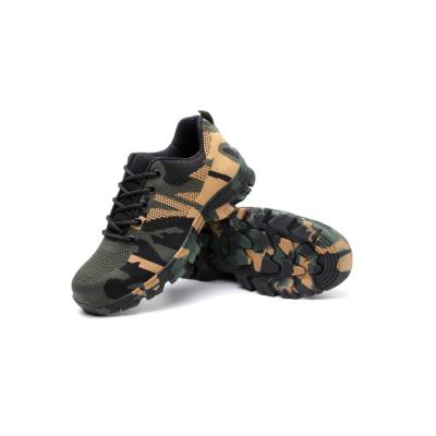 中国 Camouflage Anti-Sensation Double Protection Steel Safety Shoe 販売のため