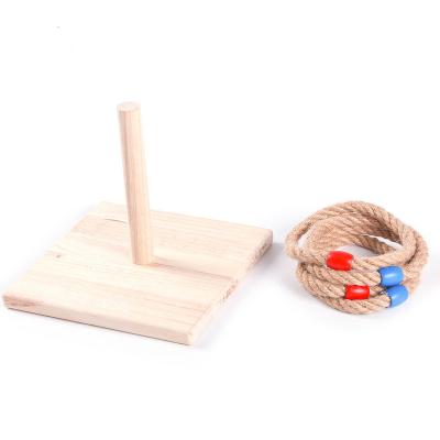 China Outdoor Sports Set Funny Game For Ring Toss Outdoor Wooden Game Set Fish Rolling Game Set For Kids for sale