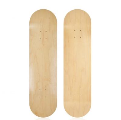 China Outdoor Sport Game White Skateboard Decks Blank Canadian Skateboard Decks Maple Skateboard Deck Empty Wholesale for sale