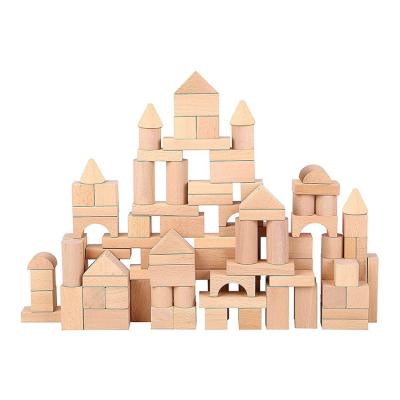 China New Alphabet Brick 2021 DIY Wooden Building Blocks Baby Wooden Balancing Building Blocks for sale