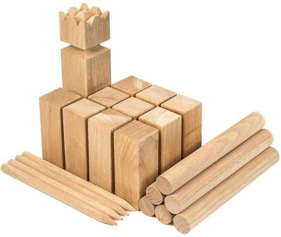 China Outdoor Sports Game KUBB Viking Chess Outdoor Game Throwing Set Throwing Set The Outdoor Court for sale