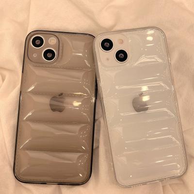 China Luxury High Quality Shockproof Filled Bottom Wholesale Custom Fancy Phone Case Soft Matte Clear TPU Jacket Anti Gravity For iPhone 14 Pro Max for sale