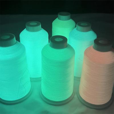 중국 150D-900D Glow Dark Yarn  Multi Color Sewing Embroidery Thread 판매용