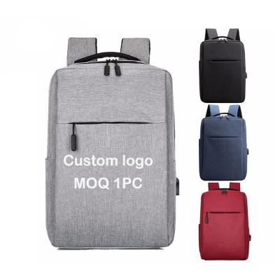 China With Super Cheap Hot Promotional Fashion 20L USB Laptop Backpack High Quality Waterproof Charging Bag For Student for sale