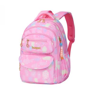 China Cute Pink Large Capacity Children Mochilas School Bags Girl Backpack Schoolbag Stronger Lightweight Waterproof Nylon For High School for sale