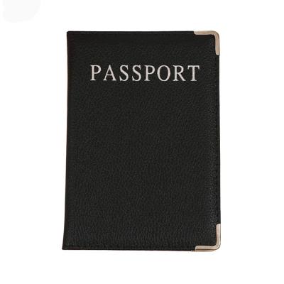 China Custom Vintage Custom Safe Logo Men's Vintage Card Holder PU Passport Holder Colorful Leather Covers Personalized Wholesale Cheap Travel for sale