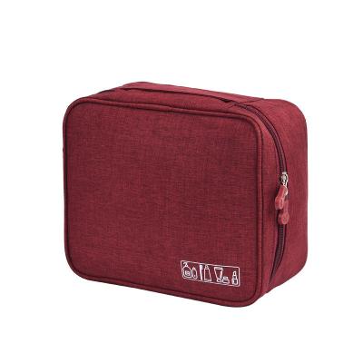 China Fashion Simple Design Portable Make Up Women Cosmetics Bag Waterproof Multifunctional Durable Travel Beauty Wash Case Makeup Bag for sale