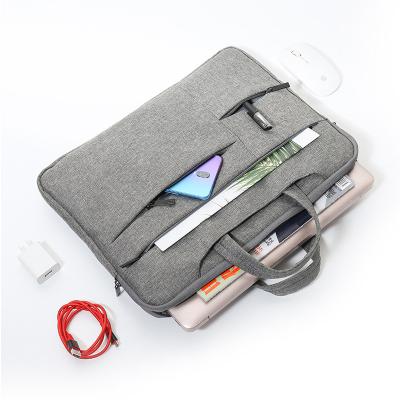 China 13.3 Inch Messenger Men's Portable Bag With Laptop Compartment Shockproof Polyester Single Handle Laptop Bag Sleeve Case for sale