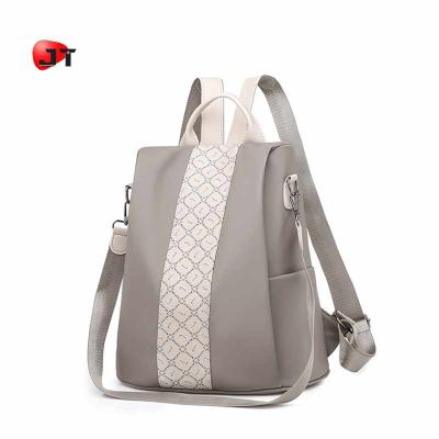 China Waterproof Fashion Woman Luminous Geometric Backpack Tending Hot Selling Shoulder Bag School Girl for sale